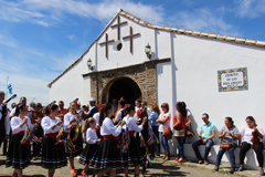 La Ermita de las Tres Cruces acoge el XXIV Festival de Verdiales